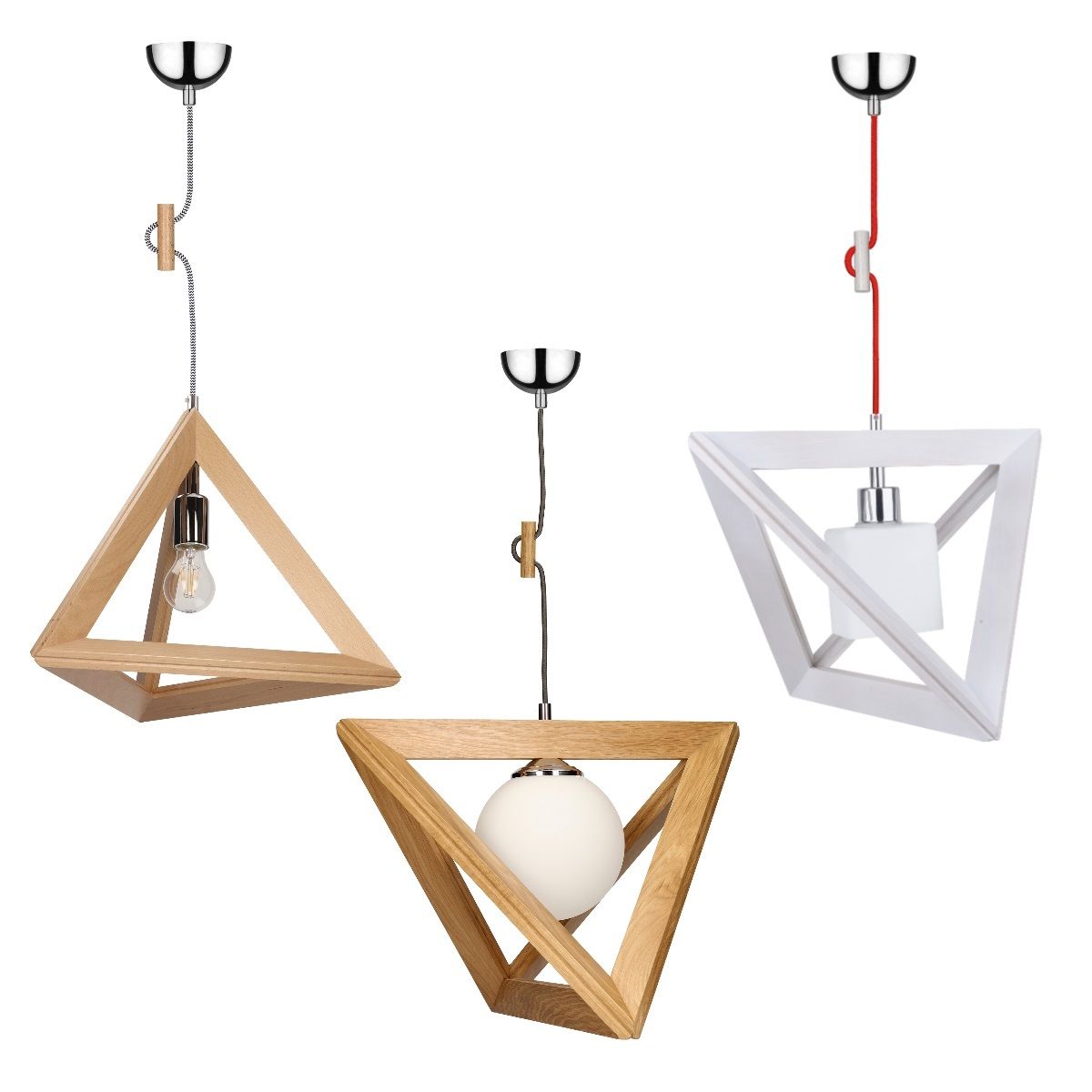Verschiedene Holzlampen Designs von SPOT light