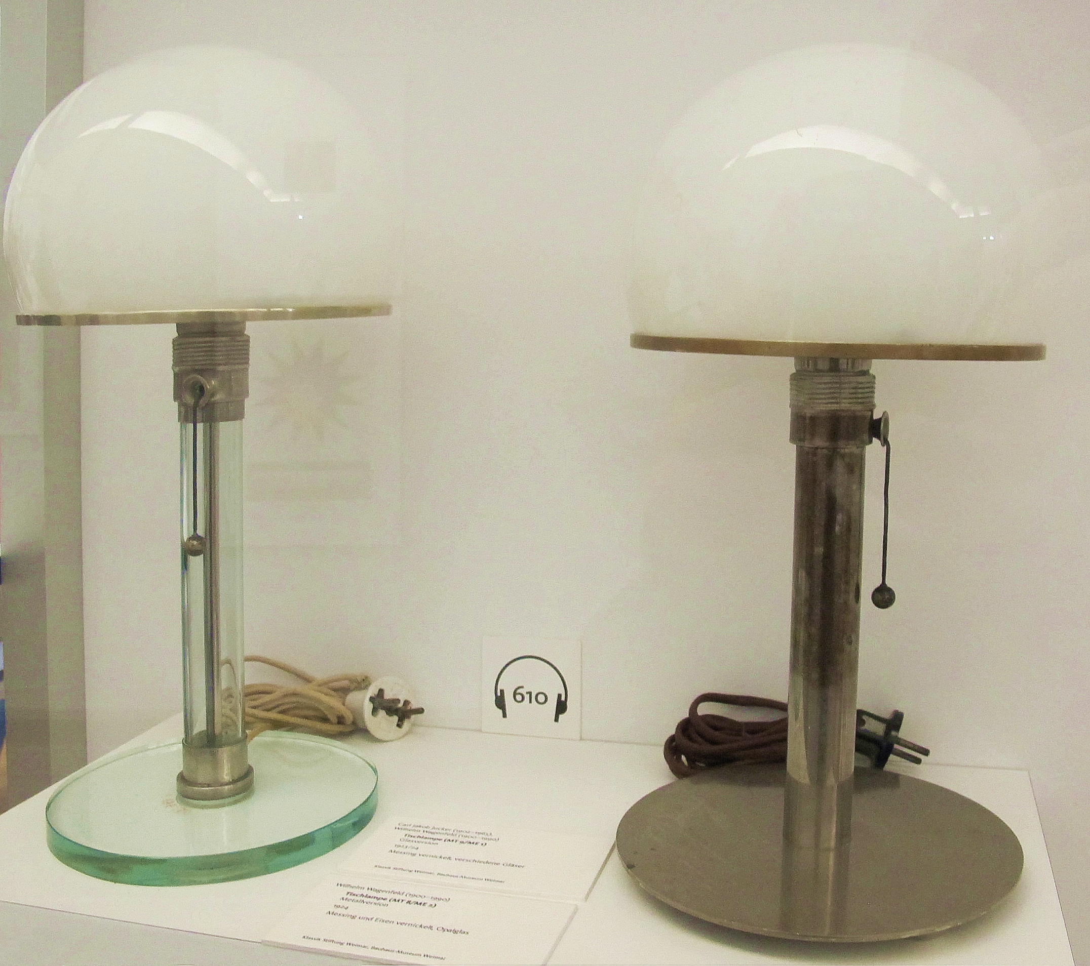 Wagenfeld Bauhaus Lampe