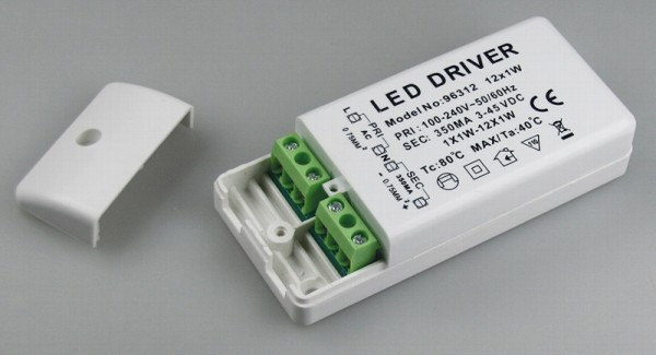 elektronischer LED-Trafo 3-45V 220-240V, Ausgang konstant Strom 350mA