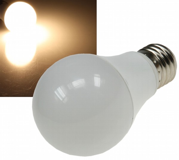 LED Glühlampe E27 &quot;G50 AGL&quot; warmweiß 3000k, 470lm, 230V/7W, 270°
