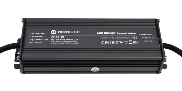 Deko-Light IP, CV, V6-75-12 Grau
