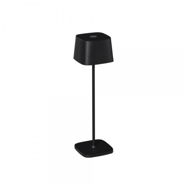 Konstsmide Capri LED USB-Tischleuchte schwarz, Farbtemperatur, dimmba