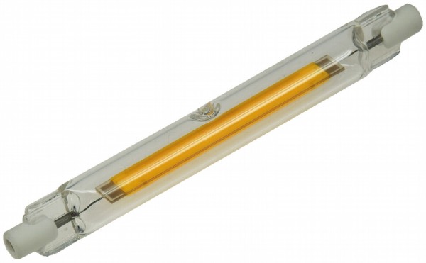 LED Strahler 8W R7s &quot;RS118 COB8&quot; 360°, 2900k, 930lm, 118mm, warmweiß