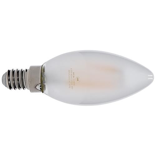 EGB Filament Kerzenlampe matt E14 4,5W 470lm 2700K