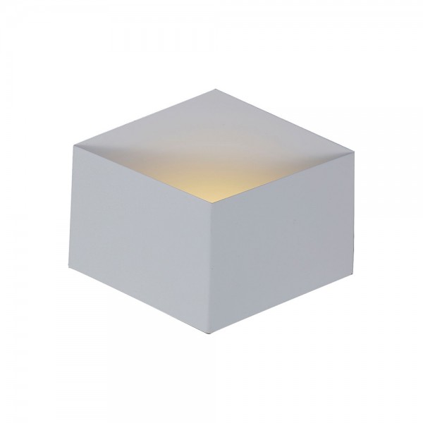 Spot-Light Cube Wandeleuchte Incl. 1xLed 3W Weiss