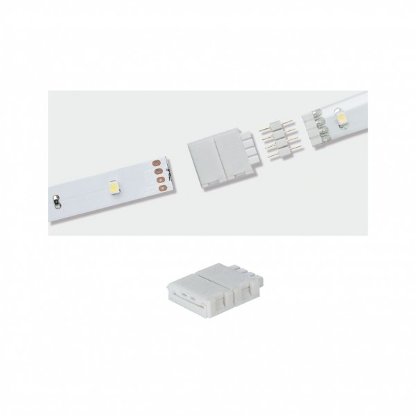 Function YourLED ECO Clip-to-YourLED Connector aus Kunststoff in weiß 2er-Pack 