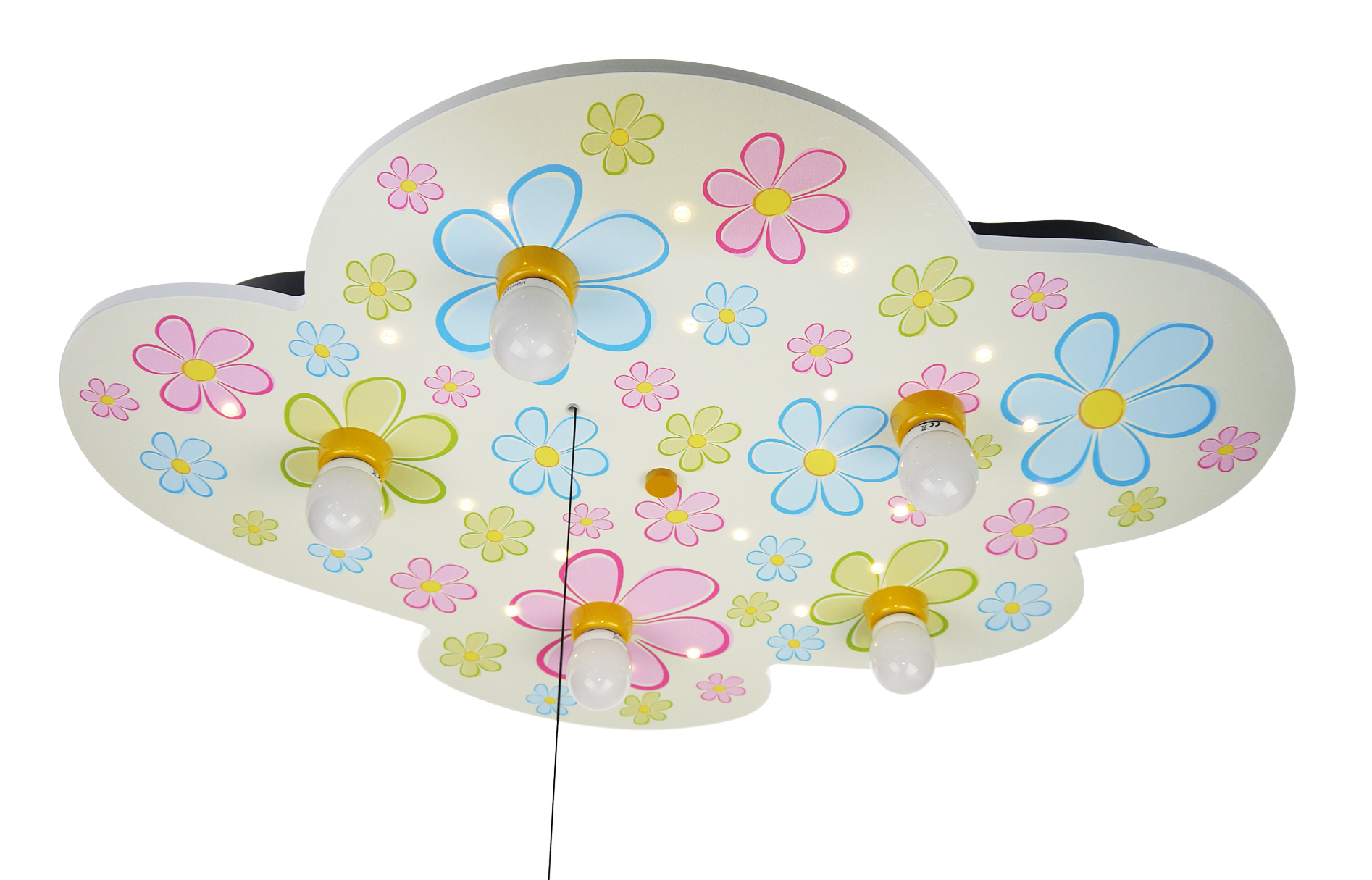 Niermann Deckenleuchte Wolke, Bunte Innenbeleuchtung Blumen | Kinderleuchten | Kontor Lampen 