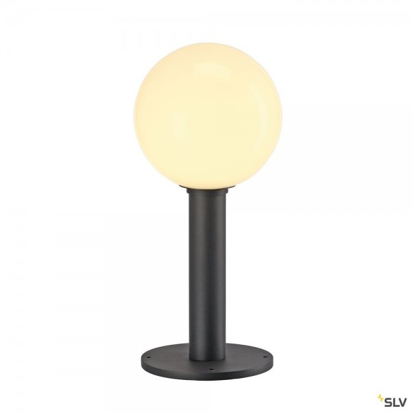 SLV GLOO PURE 44 Pole, Outdoor Stehleuchte, E27, anthrazit, IP44