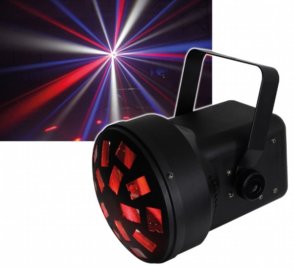 LED Effekt &quot;Mini-Mushroom&quot;, 6x3W LED Auto Mode, soundgesteuert, 30Watt