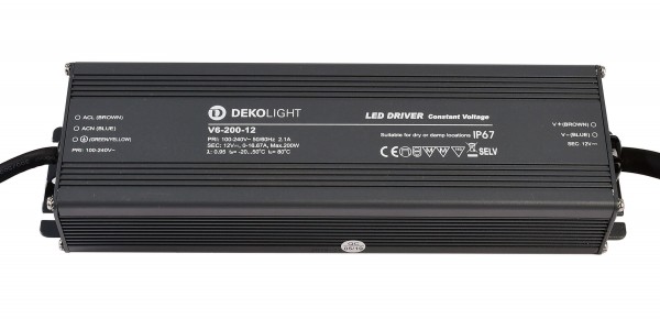 Deko-Light IP, CV, V6-200-12 Grau