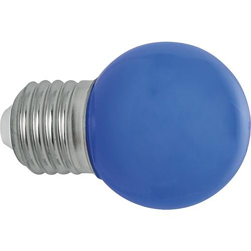EGB LED Tropfenlampe IP54 E27 1W blau