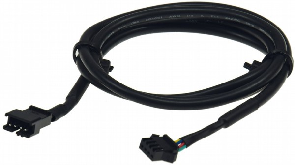 Verlängerungskabel für RGB LED-Stripes und EBL Slim, 100cm mit Stecker/Kupplung