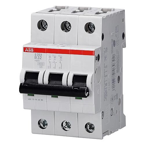 ABB Stotz-Kontakt Leitungsschutzschalter, Automat S203-B32 B32A 3polig 6kA
