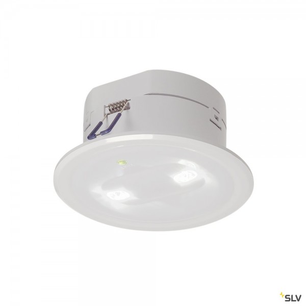 SLV P-LIGHT Emergency light recessed, white