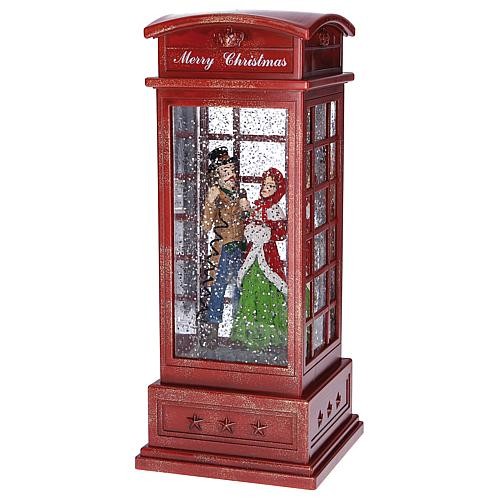 LED Telefonzelle &#039;Charles Dickens Style&#039; 4368-550