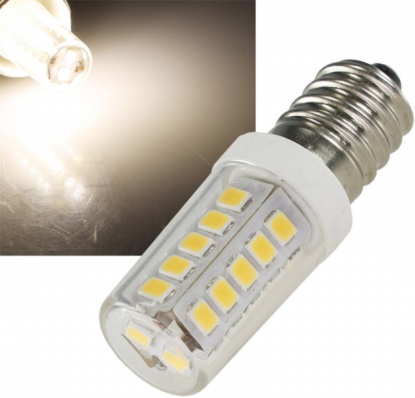 LED Lampe E14 Mini, neutralweiß 4000k, 320lm, 300°, 230V, 4W, ØxL17x51mm