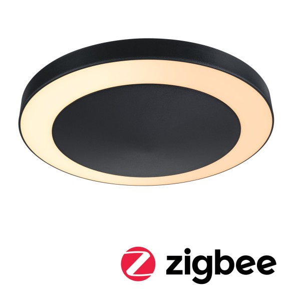 Paulmann Smart Home Zigbee LED Deckenaufbauleuchte Circula mit Bewegungsmelder und Dämmerungssensor