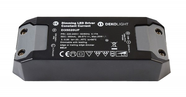 Deko-Light BASIC, DIM, CC, D35020UF/20W Schwarz