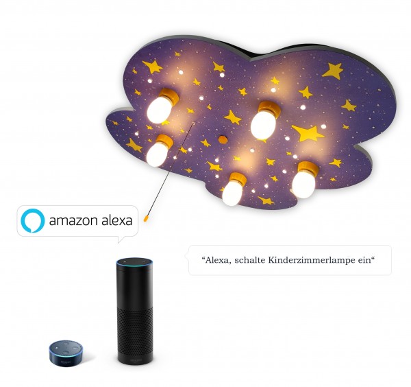 Niermann Deckenleuchte Nachthimmel &#039;Amazon Alexa kompatibel&#039; ,Sonoff