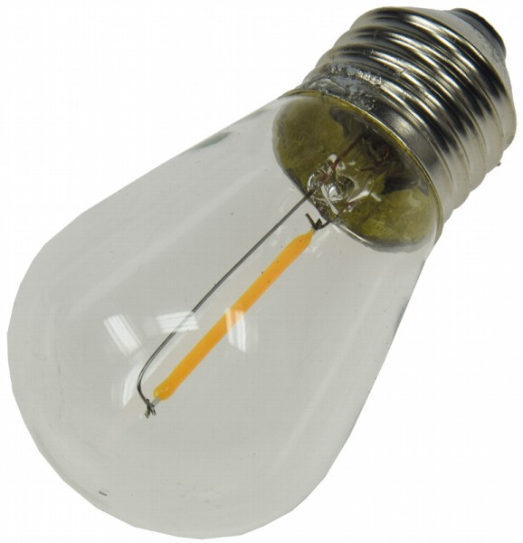 Ersatz-Lampe Filament E27 12V / 0,8W für Biergarten-Lichterkette &quot;CT-BGL 15&quot; # ACHTUNG! Nie an 230V