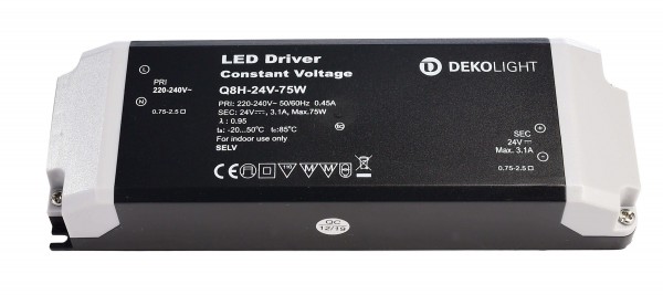 Deko-Light BASIC, CV, Q8H-24-75W Schwarz