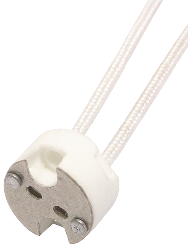 McShine Lampenfassung, universal, G4/GU5.3/GY6.35, für Niedervoltlampen, 10cm Kabel, max. 12V/100W