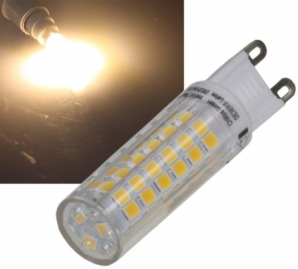 LED Stiftsockel G9, 6W, 540lm 3000k, 330°, 230V, warmweiß