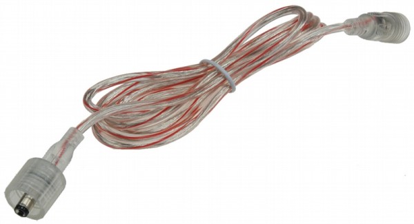 Anschlusskabel für LED-Stripes IP44 Verlängerung 1,5m, Koax-Stecker/Kupplung