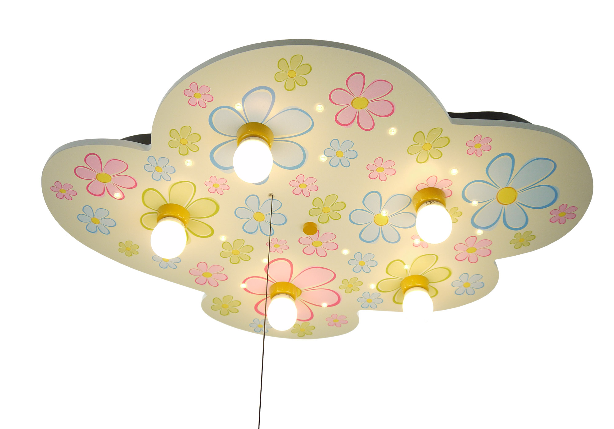 Niermann Deckenleuchte Wolke, Blumen | Kontor Innenbeleuchtung Bunte Kinderleuchten | Lampen 